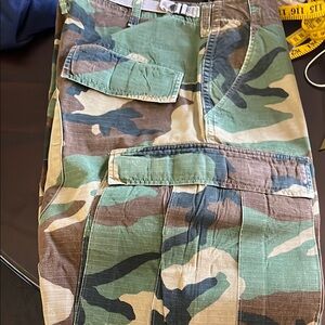 Woodland Army vintage military Cargo Pants
